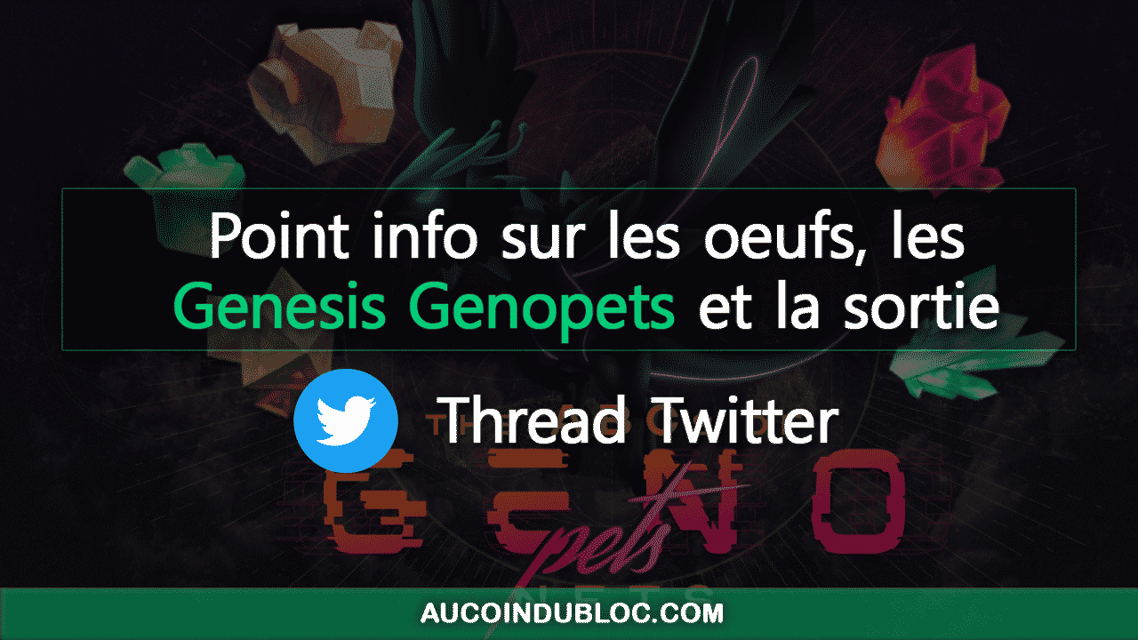Thread twitter Genesis Genopets