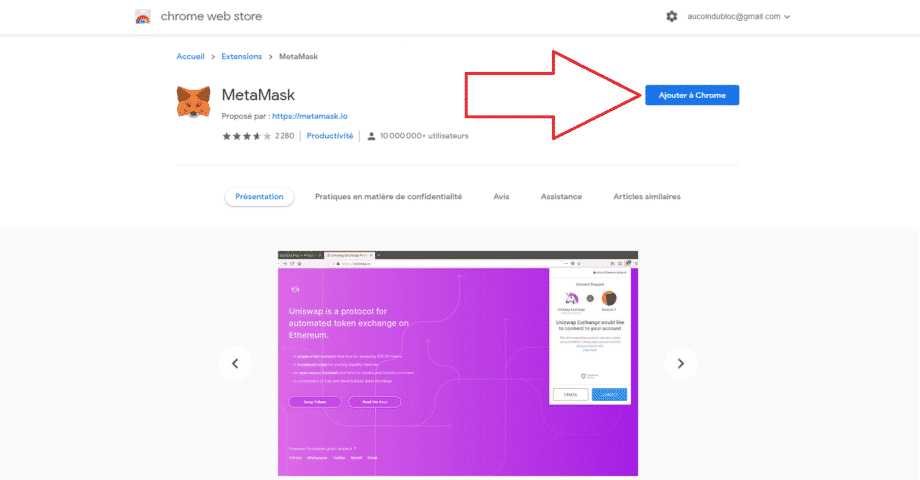 metamask web store