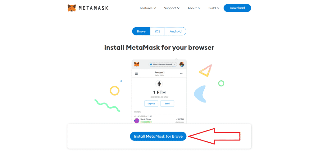 Installer Metamask