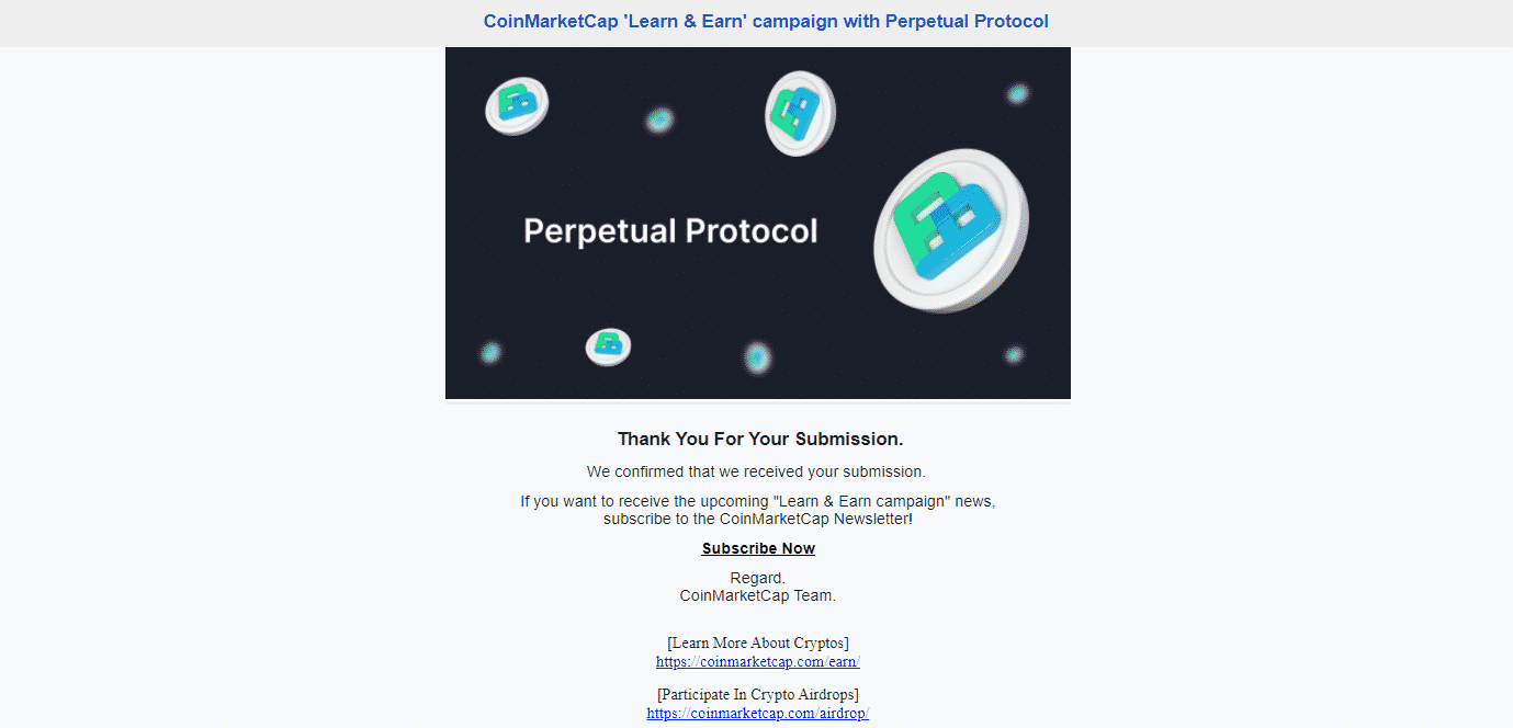 Learn & Earn Perpetual Protocol ($PERP) sur CoinMarketCap (Q&R)