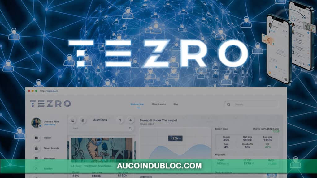 Tezro Tezro, bien plus qu'un simple portefeuille crypto - Au Coin du Bloc