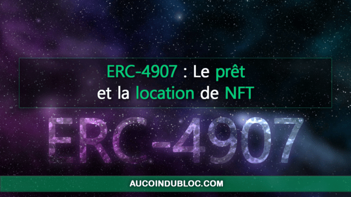 ERC-4907 Prêt location NFT