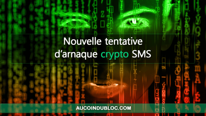 Arnaque crypto sms