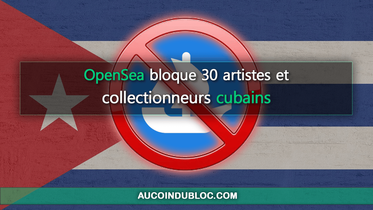 Opensea bloque artistes cubains