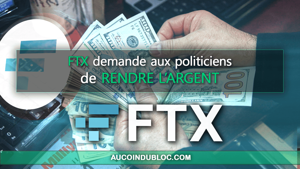FTX Politiciens rendre argent