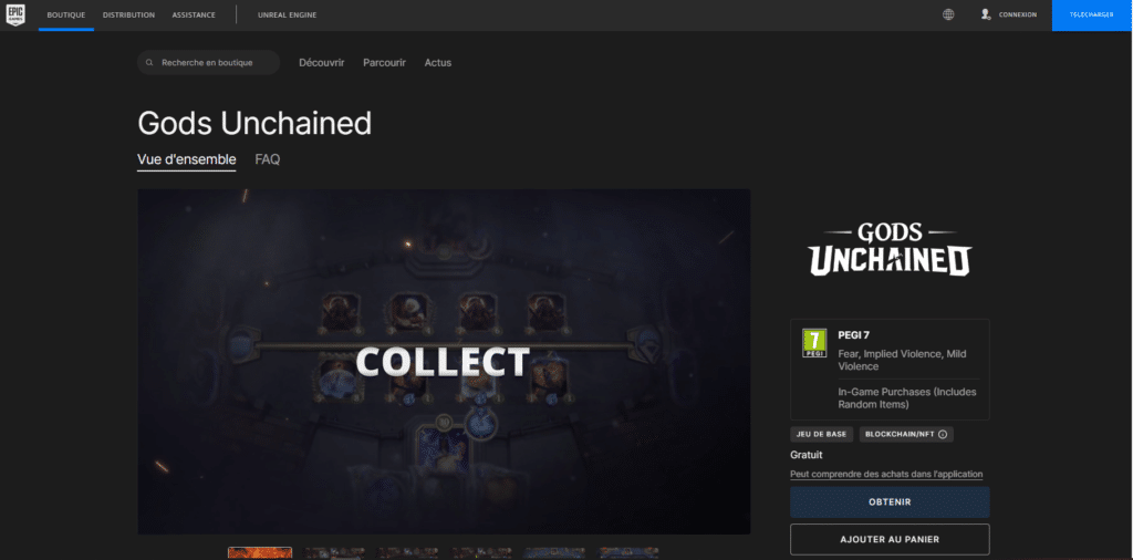 Gods Unchained Is Now Available on the Epic Games Store