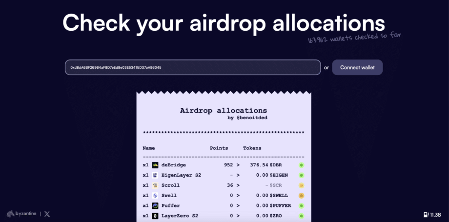 6 outils pour vérifier l'éligibilité de ses adresses aux Airdrops
