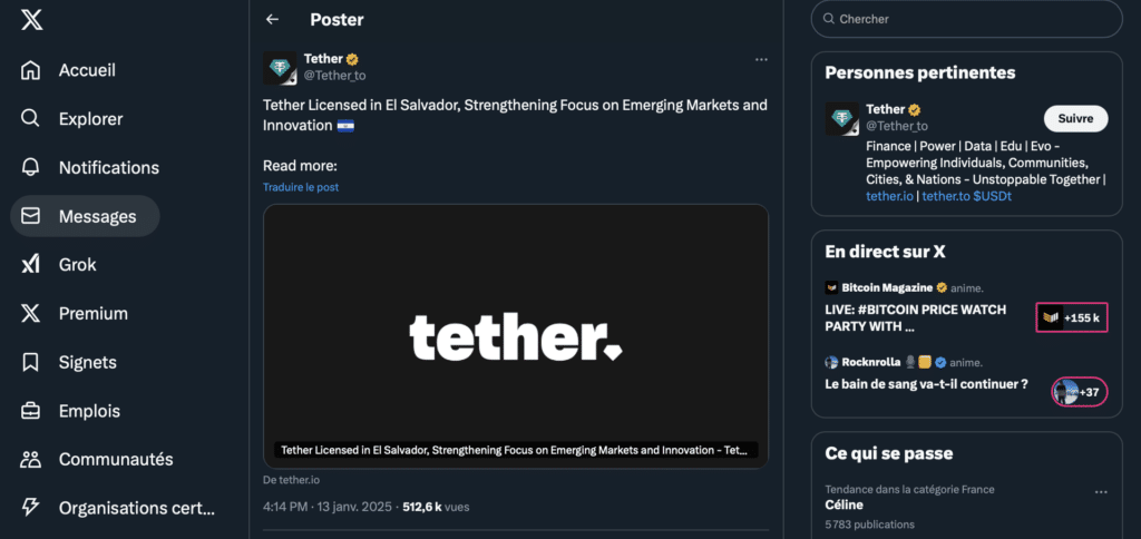 Tweet Tether Salvador